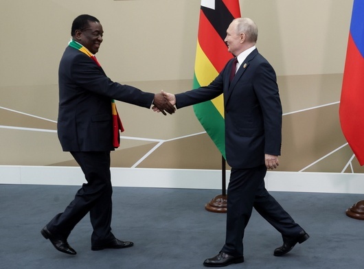 Prezydent Zimbabwe zadeklarował poparcie dla rosyjskiej agresji na Ukrainie