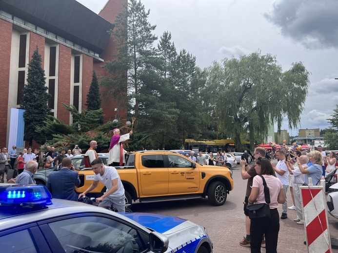 Błogosławieństwo pojazdów w Tychach