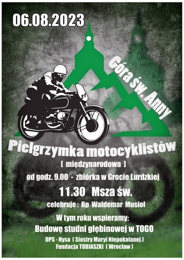 Zbliża się pielgrzymka motocyklistów na Górę Świętej Anny