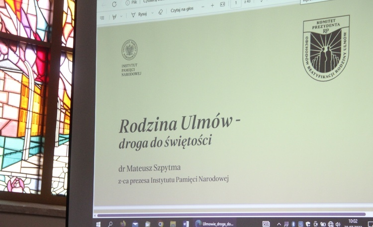 O rodzinie Ulmów w Cieniawie