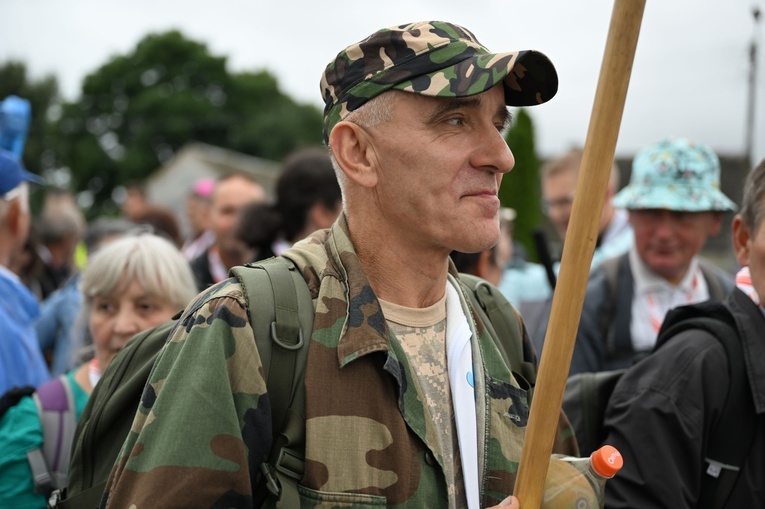 Wyjście pielgrzymki na Jasną Górę