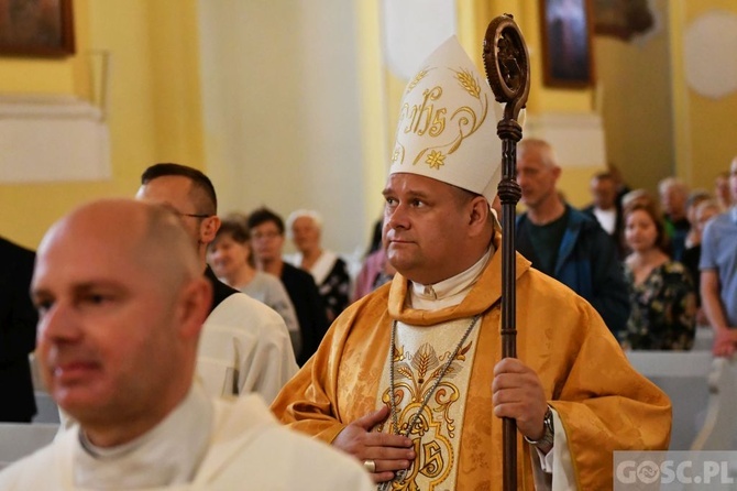 Msza z biskupem na rozpoczęcie pieszej pielgrzymki z Głogowa na Jasną Górę