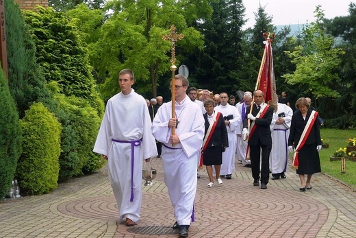 Uroczystości pogrzebowe śp. ks. Franciszka Płonki na os. Karpackim w Bielsku-Białej