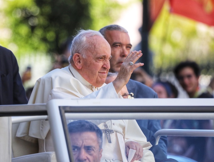 Papież Franciszek na ŚDM w Lizbonie