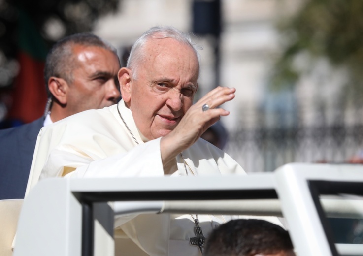 Papież Franciszek na ŚDM w Lizbonie