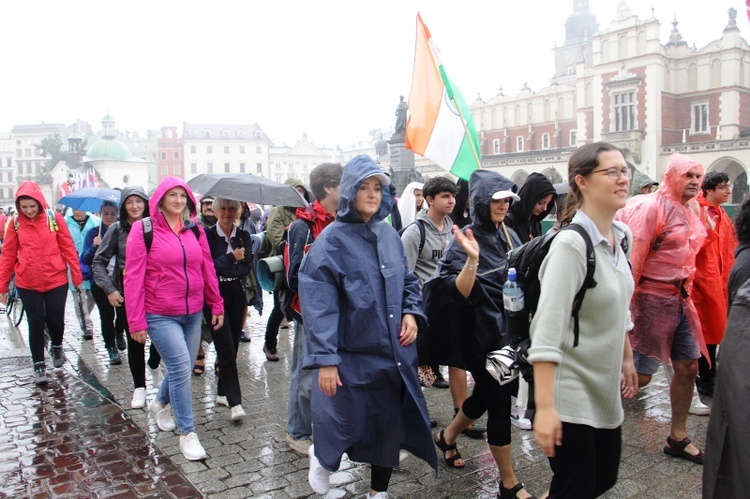 Wyjście 43. Pieszej Pielgrzymki Krakowskiej z Wawelu na Jasną Górę