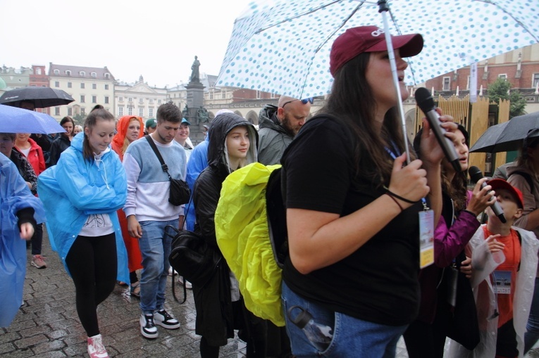 Wyjście 43. Pieszej Pielgrzymki Krakowskiej z Wawelu na Jasną Górę