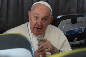 Franciszek spotkał się z dziennikarzami w czasie lotu powrotnego do Rzymu