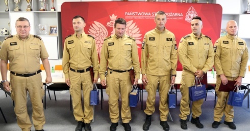 Polscy strażacy wrócili z Grecji. "Pogoda nam bardzo utrudniała sprawę"