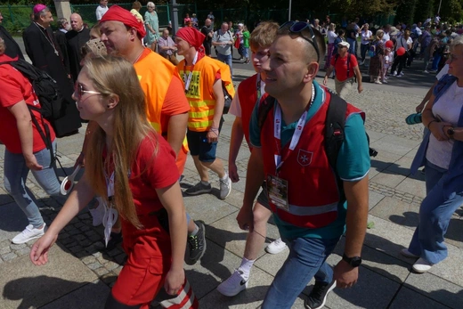 Powitanie 40. Oświęcimskiej Pieszej Pielgrzymki na Jasnej Górze - 2023