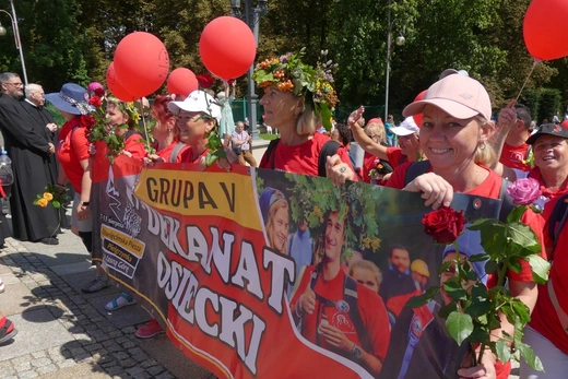 Powitanie 40. Oświęcimskiej Pieszej Pielgrzymki na Jasnej Górze - 2023