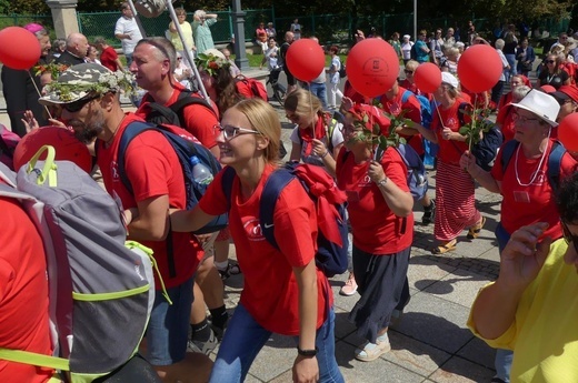 Powitanie 40. Oświęcimskiej Pieszej Pielgrzymki na Jasnej Górze - 2023