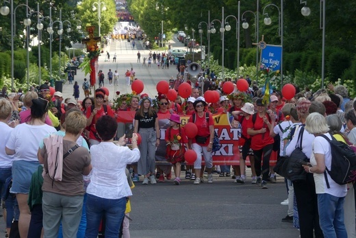 Powitanie 40. Oświęcimskiej Pieszej Pielgrzymki na Jasnej Górze - 2023