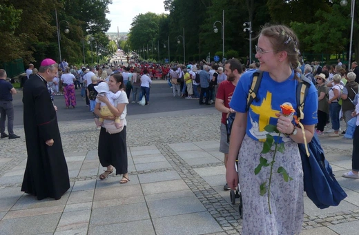 Powitanie 40. Oświęcimskiej Pieszej Pielgrzymki na Jasnej Górze - 2023