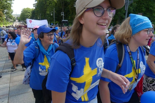 Powitanie 40. Oświęcimskiej Pieszej Pielgrzymki na Jasnej Górze - 2023