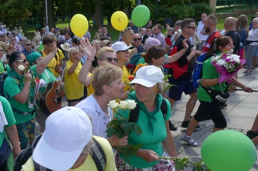 Powitanie 40. Oświęcimskiej Pieszej Pielgrzymki na Jasnej Górze - 2023