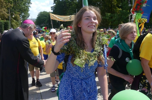 Powitanie 40. Oświęcimskiej Pieszej Pielgrzymki na Jasnej Górze - 2023