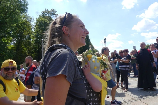 Powitanie 40. Oświęcimskiej Pieszej Pielgrzymki na Jasnej Górze - 2023