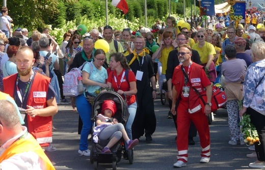 Powitanie 40. Oświęcimskiej Pieszej Pielgrzymki na Jasnej Górze - 2023