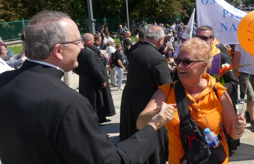 Powitanie 40. Oświęcimskiej Pieszej Pielgrzymki na Jasnej Górze - 2023