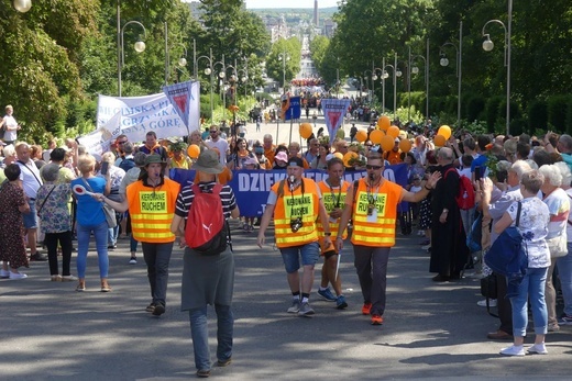 Powitanie 40. Oświęcimskiej Pieszej Pielgrzymki na Jasnej Górze - 2023