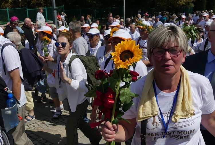 Powitanie 21. Pielgrzymki Pieszej Dekanatu Czechowickiego na Jasnej Górze - 2023