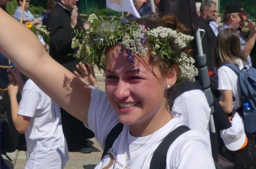 Powitanie 21. Pielgrzymki Pieszej Dekanatu Czechowickiego na Jasnej Górze - 2023