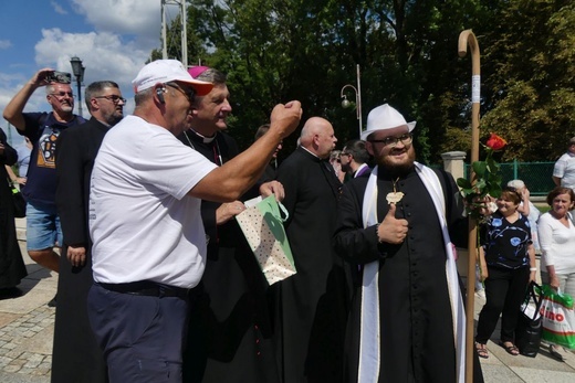 Powitanie 21. Pielgrzymki Pieszej Dekanatu Czechowickiego na Jasnej Górze - 2023