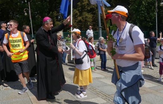 Powitanie 21. Pielgrzymki Pieszej Dekanatu Czechowickiego na Jasnej Górze - 2023