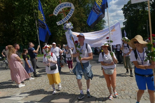 Powitanie 21. Pielgrzymki Pieszej Dekanatu Czechowickiego na Jasnej Górze - 2023