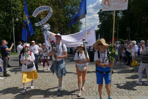 Powitanie 21. Pielgrzymki Pieszej Dekanatu Czechowickiego na Jasnej Górze - 2023