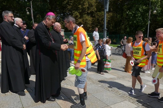 Powitanie 21. Pielgrzymki Pieszej Dekanatu Czechowickiego na Jasnej Górze - 2023