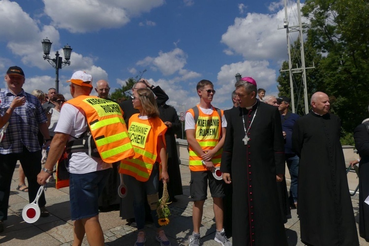 Powitanie 21. Pielgrzymki Pieszej Dekanatu Czechowickiego na Jasnej Górze - 2023