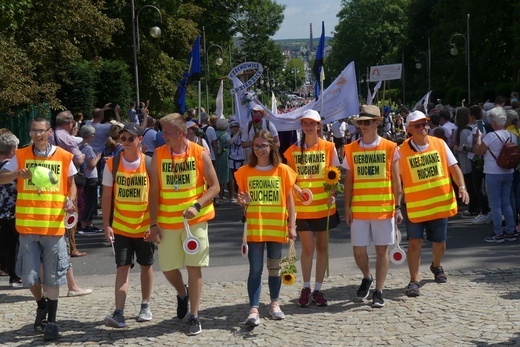 Powitanie 21. Pielgrzymki Pieszej Dekanatu Czechowickiego na Jasnej Górze - 2023