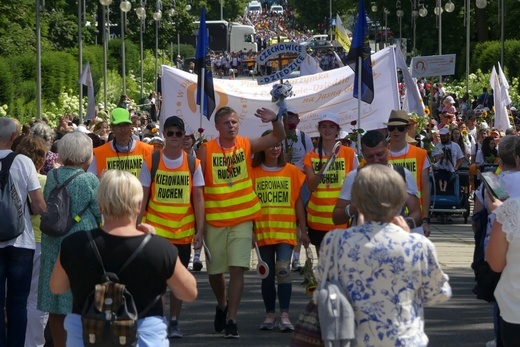 Powitanie 21. Pielgrzymki Pieszej Dekanatu Czechowickiego na Jasnej Górze - 2023