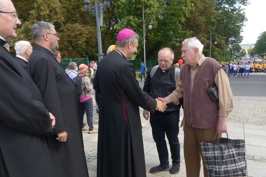 Powitanie 32. Cieszyńskiej Pieszej Pielgrzymki na Jasnej Górze - 2023