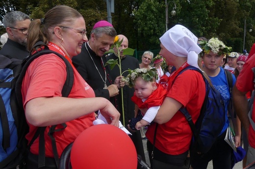 Powitanie 32. Cieszyńskiej Pieszej Pielgrzymki na Jasnej Górze - 2023