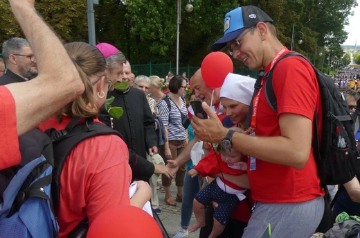 Powitanie 32. Cieszyńskiej Pieszej Pielgrzymki na Jasnej Górze - 2023