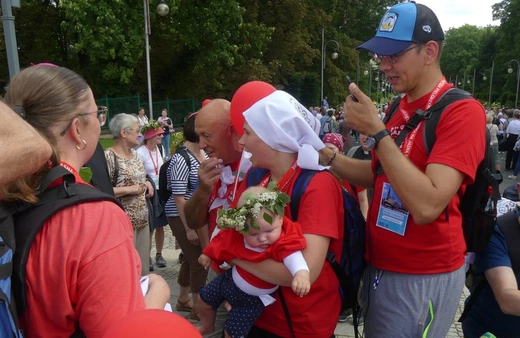 Powitanie 32. Cieszyńskiej Pieszej Pielgrzymki na Jasnej Górze - 2023