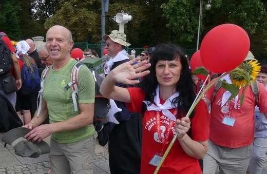 Powitanie 32. Cieszyńskiej Pieszej Pielgrzymki na Jasnej Górze - 2023