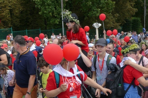 Powitanie 32. Cieszyńskiej Pieszej Pielgrzymki na Jasnej Górze - 2023