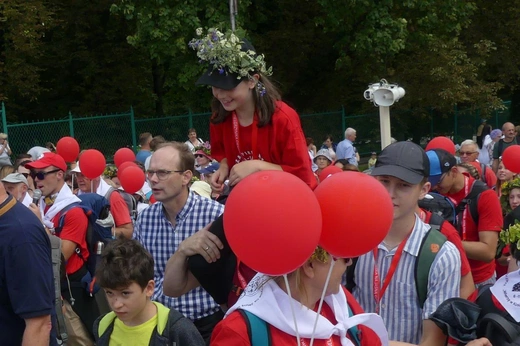 Powitanie 32. Cieszyńskiej Pieszej Pielgrzymki na Jasnej Górze - 2023