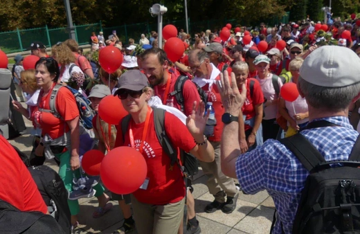 Powitanie 32. Cieszyńskiej Pieszej Pielgrzymki na Jasnej Górze - 2023