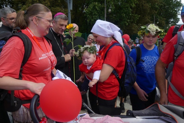 Powitanie 32. Cieszyńskiej Pieszej Pielgrzymki na Jasnej Górze - 2023