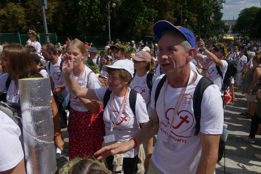 Powitanie 38. Pieszej Pielgrzymki Dekanatu Andrychowskiego na Jasnej Górze - 2023