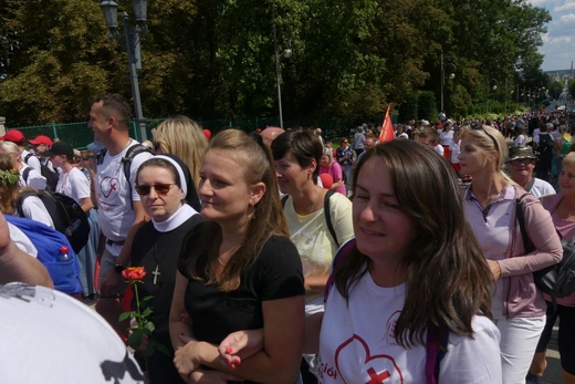 Powitanie 38. Pieszej Pielgrzymki Dekanatu Andrychowskiego na Jasnej Górze - 2023
