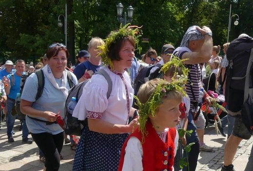 Powitanie 32. Pieszej Pielgrzymki Diecezji Bielsko-Żywieckiej na Jasnej Górze - 2023