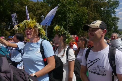 Powitanie 32. Pieszej Pielgrzymki Diecezji Bielsko-Żywieckiej na Jasnej Górze - 2023