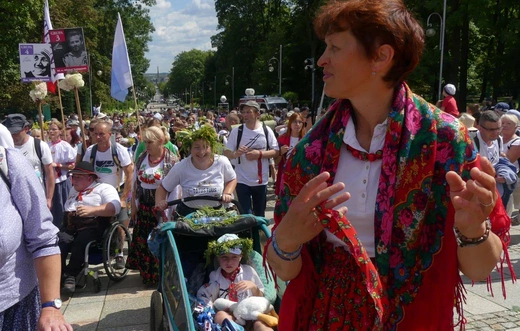 Powitanie 32. Pieszej Pielgrzymki Diecezji Bielsko-Żywieckiej na Jasnej Górze - 2023