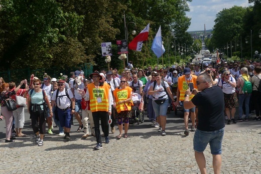 Powitanie 32. Pieszej Pielgrzymki Diecezji Bielsko-Żywieckiej na Jasnej Górze - 2023